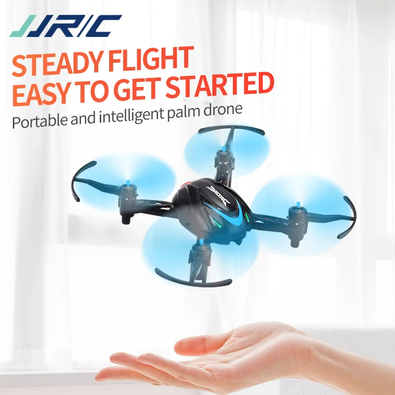 JJRC-Dron H48 de despegue y aterrizaje con un clic, 4 rotores, 2,4G, antiinterferencias, rodamiento de 360 °, luz LED nocturna, juguete para niños - imagen 2