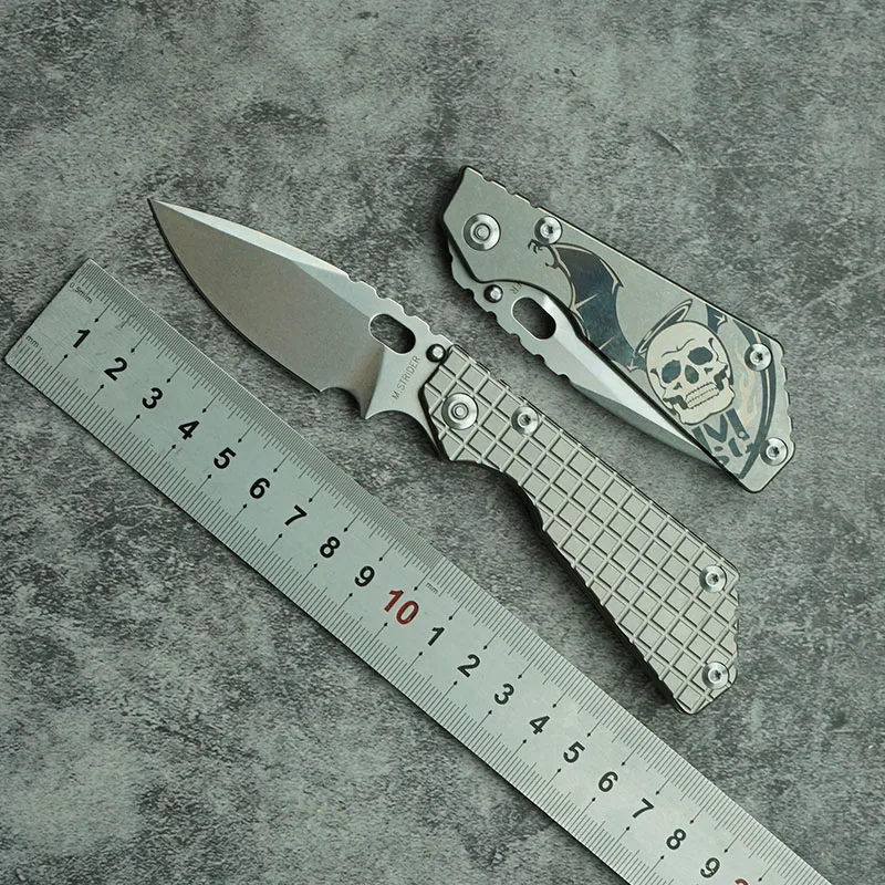 LEMIFSHE PT3 cuchillo plegable de titanio para EDC outdoor