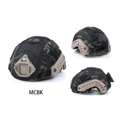 MCBK SF FAST casco cubierta deportes al aire libre balístico alto corte táctico protector casco cubierta tela