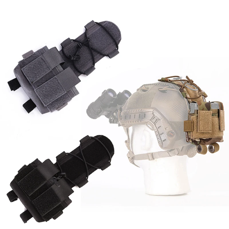 Emersongear MK2 funda de batería para casco bolsa táctica para casco accesorios de caza bolsa de noche bolsa para casco Trekking Nylon EM9399 - imagen 2