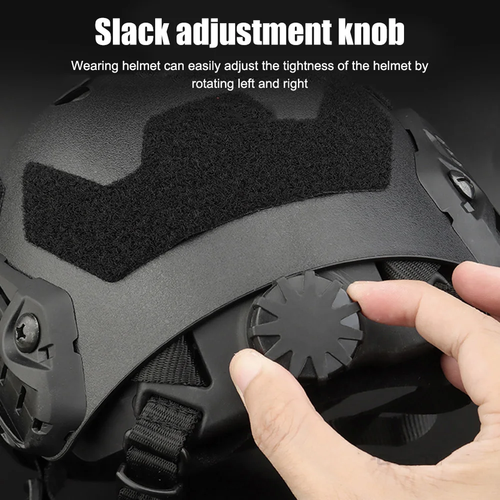 Sistema de suspensión interior para casco de caza, accesorios de correa de bloqueo de cabeza ajustable para casco rápido - imagen 5