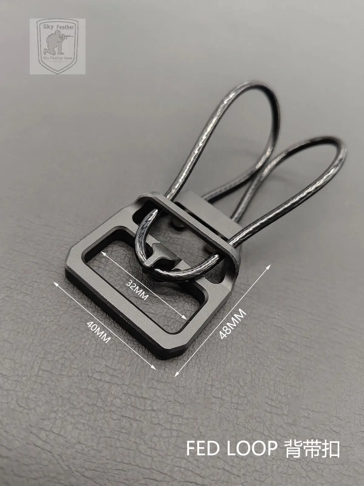 Hebilla de correa exterior de nailon, hebilla de alambre de Metal, hebilla en U - imagen 4