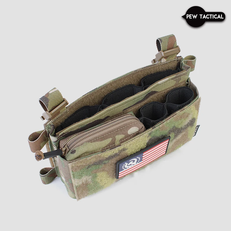 Pew Tactical MK3 MK4 Chest Rig Chaleco con cremallera Panel para el pecho Cubierta con cremallera UA10 - imagen 4