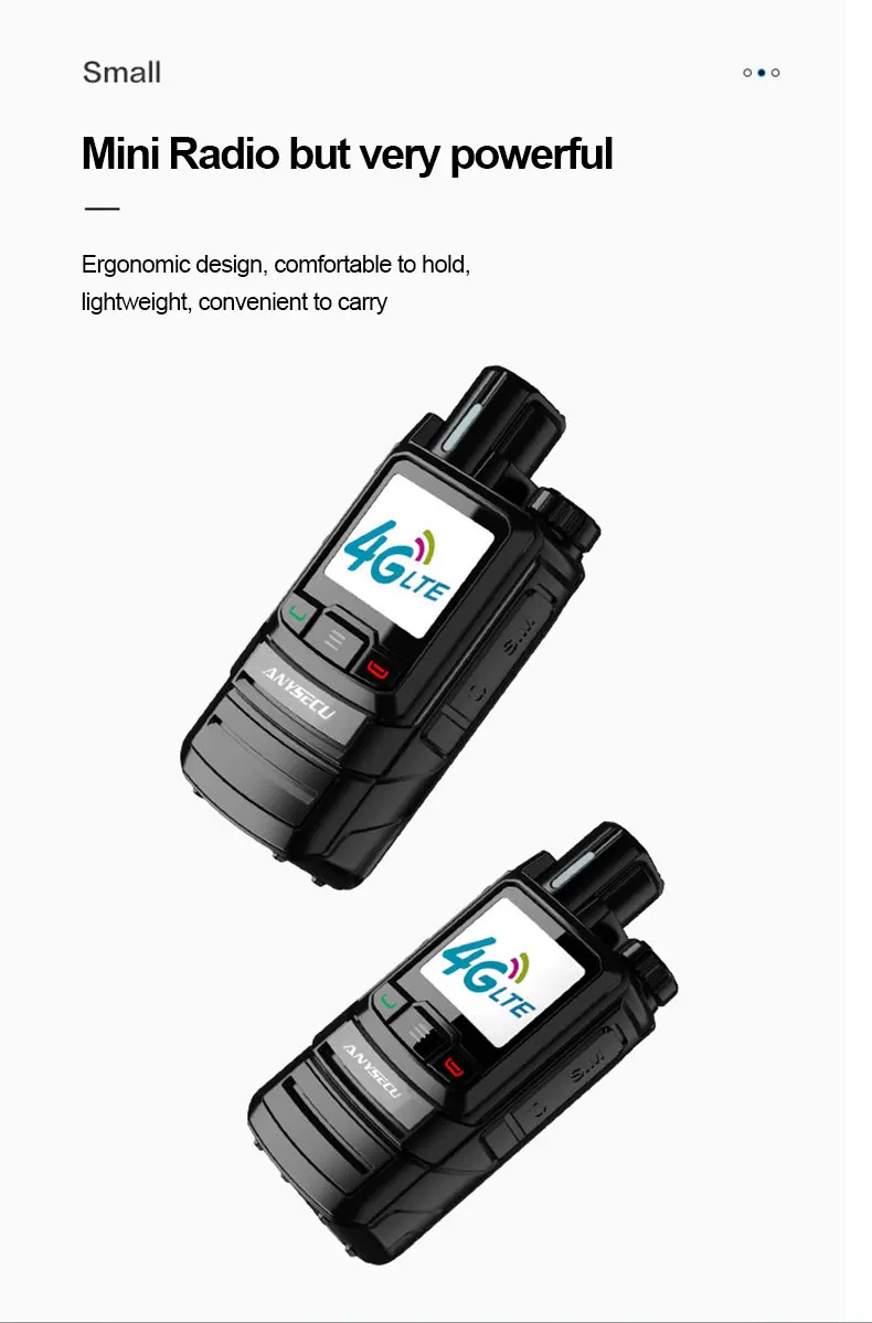 Anysec- Mini Radio inalámbrica 4G HD-777 ZELLO, dispositivo con tarjeta nacional de 5000Km, Android 5,1, con GPS, para exteriores - imagen 3