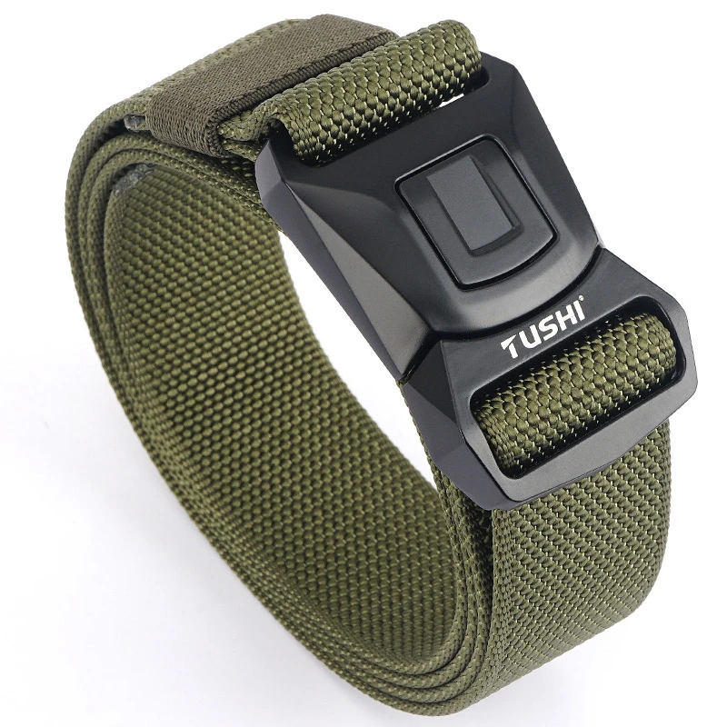 Cinturón táctico de lona recreativo al aire libre, mono de entrenamiento, cinturón - imagen 4