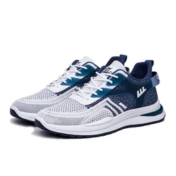 Zapatillas deportivas transpirables hombre suela gruesa primavera