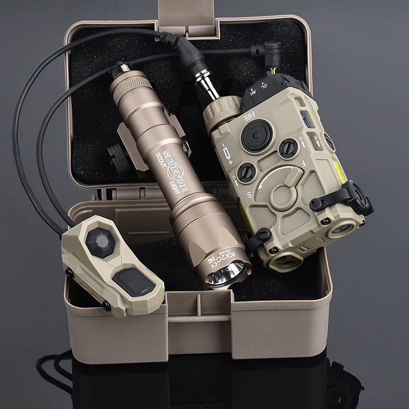 WADSN OGL linterna láser IR roja, verde y azul en pistola mira láser M600C luz de explorador AXON interruptor de enchufe Dual conjunto combinado de engranajes Airsoft - imagen 4