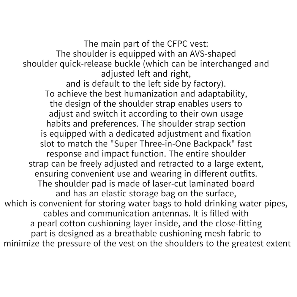 CFPC Chaleco táctico Protección Chaleco táctico ligero Panel lateral TEGRIS - imagen 5