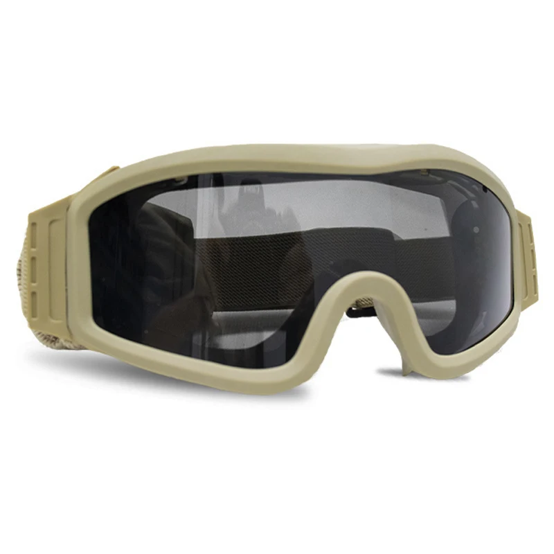 Gafas militares tácticas a prueba de viento a prueba de polvo para disparar Motocross Camping senderismo gafas de prevención de arena protección segura CS - imagen 3