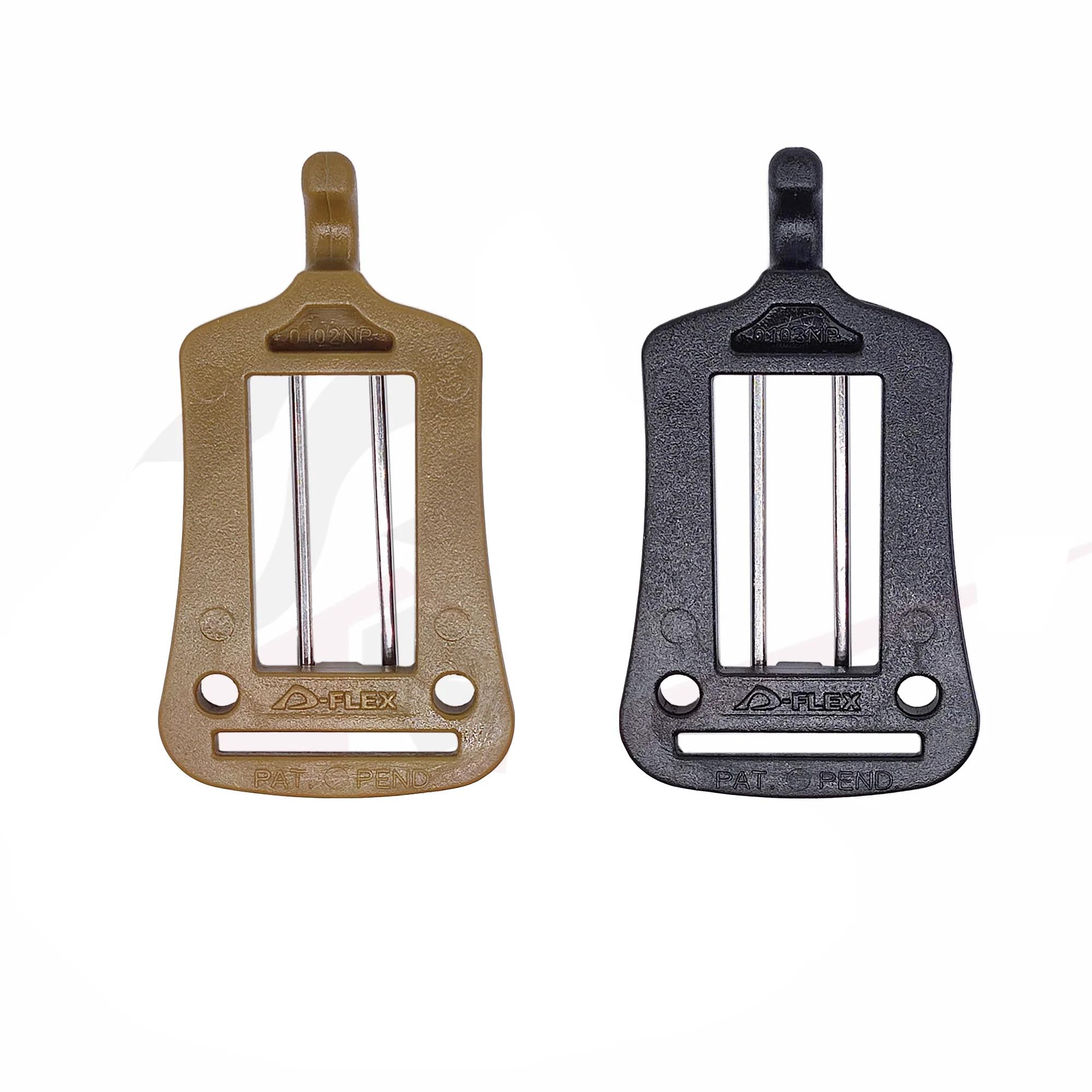 Abrazadera de tubo de agua de 5 piezas/10 piezas, cuerda elástica, hebilla de acero de plástico, hebilla táctica para colgar en el pecho con cuerda - imagen 2