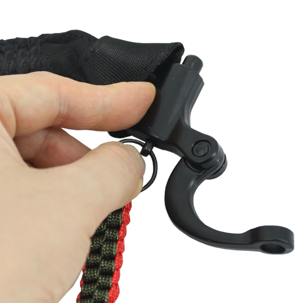 Fwoyonze-cuerda de seguridad táctica de liberación rápida para exteriores, cordón de retención retráctil, Kit de supervivencia para caza, eslinga de rescate - imagen 5