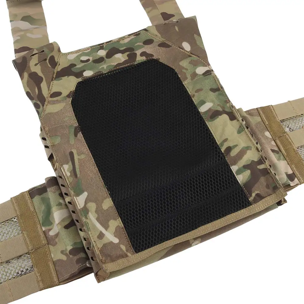 Portaplacas táctico Attacker, chaleco de placa transpirable MOLLE de liberación rápida para tiro al aire libre, accesorios de caza para juegos CS - imagen 4