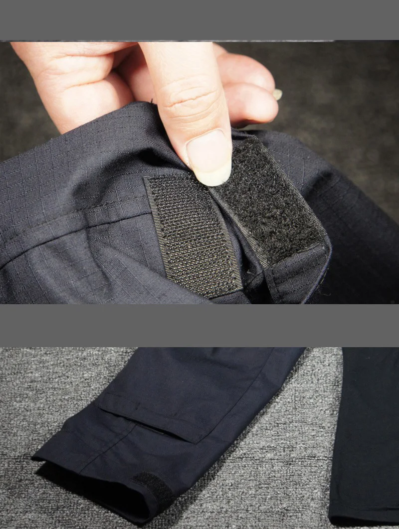 Traje de rana azul marino GEN3 transpirable para deportes al aire libre, conjunto de manga larga + rodilleras - imagen 5