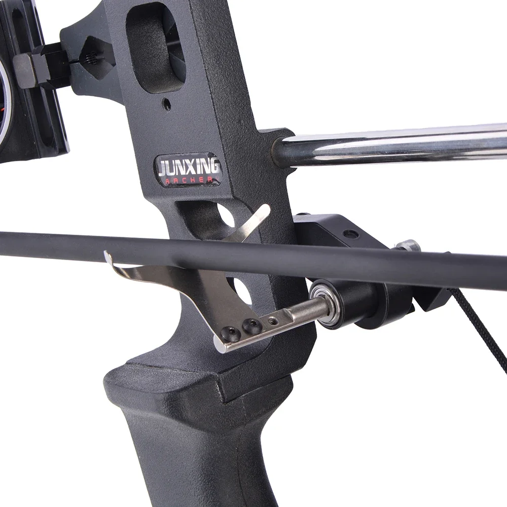 Soporte de flecha para tiro con arco, lata de Metal CNC para disparar bolas de acero de alta velocidad para mano derecha, arco compuesto, flecha, caza, 1 ud. - imagen 5