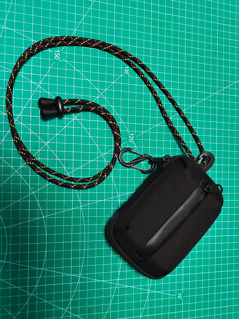 Bolsa organizadora táctica 1000D de nailon EDC, minibolsa multifuncional para llaves, auriculares, tarjetas de identificación y monedas