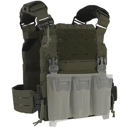 Chaleco táctico militar V2.0 MOLLE con hebilla de liberación rápida