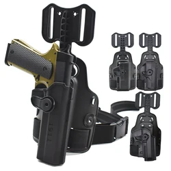 Funda táctica pierna extensible para pistola – Glock 17 M9 Colt 1911