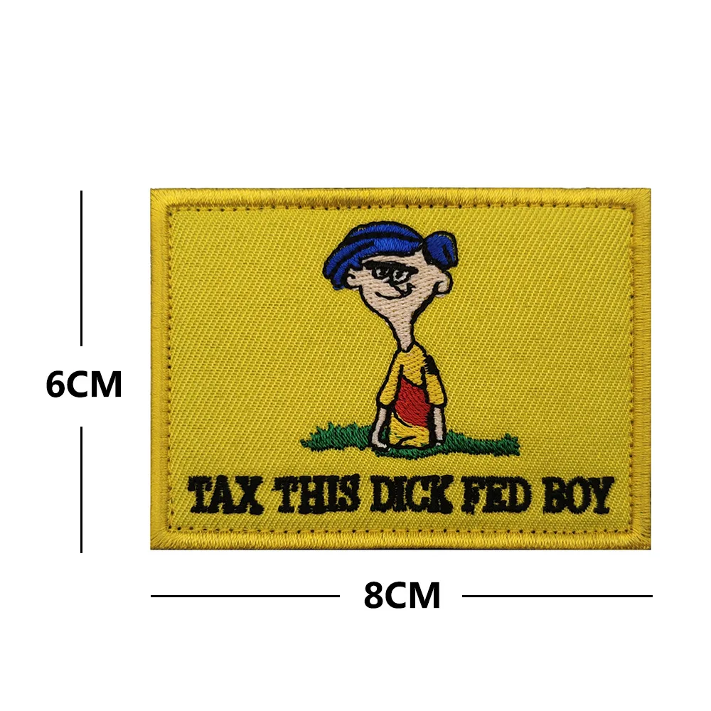 Parche de tela bordado creativo personalizado de PVC, brazalete de tejón de miel, personaje de Animal, gran oferta - imagen 5