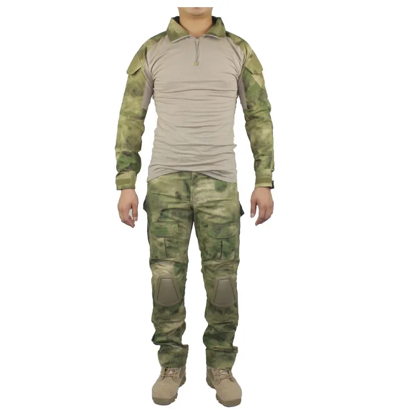 Traje de uniforme BDU de combate táctico Gen2 para hombre, conjunto de camuflaje, camisa Airsoft, pantalones, deporte al aire libre, entrenamiento de trabajo, ropa de caza - imagen 2