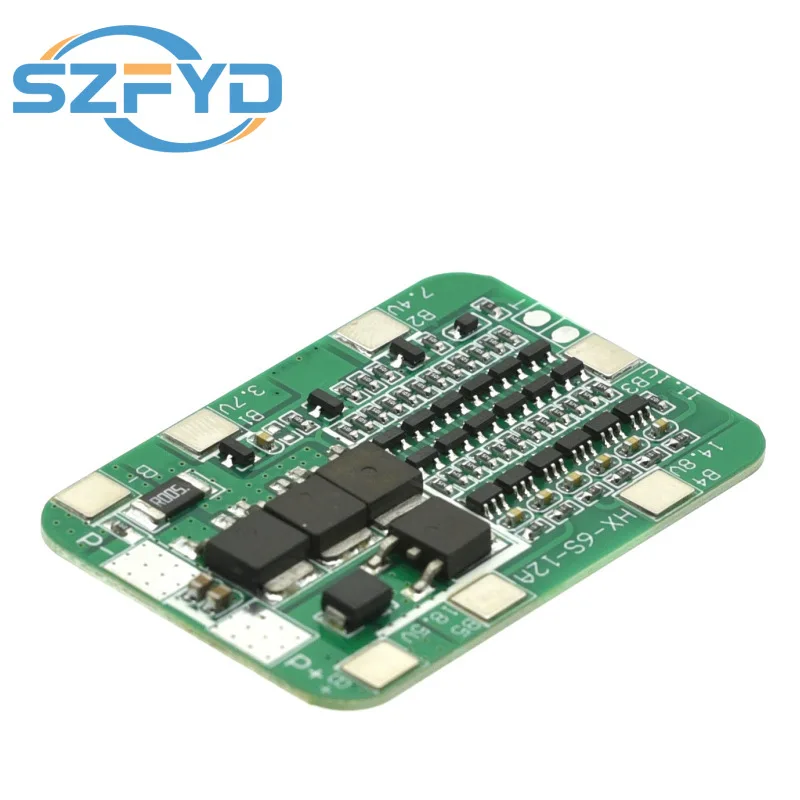 Placa de protección BMS 6S 15A 24V - Para baterías de iones de litio 18650 de paquete de 6 - Módulo PCB para kits de bricolaje - imagen 2