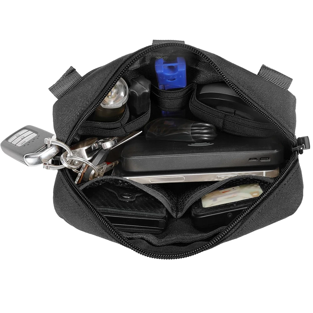 Bolsa Molle Admin, bolsa de herramientas EDC de utilidad, bolsa de caza, bolsa Modular Horizontal, riñonera para el pecho, bolsa Orgaznier EMT para exteriores - imagen 4