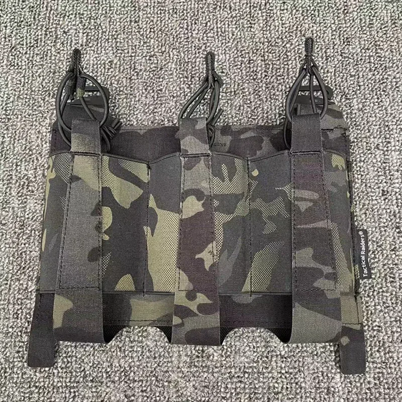 Chaleco táctico con corte láser, Panel de ataque frontal Triple, bolsa plana, placa de conversión de expansión elástica - imagen 5