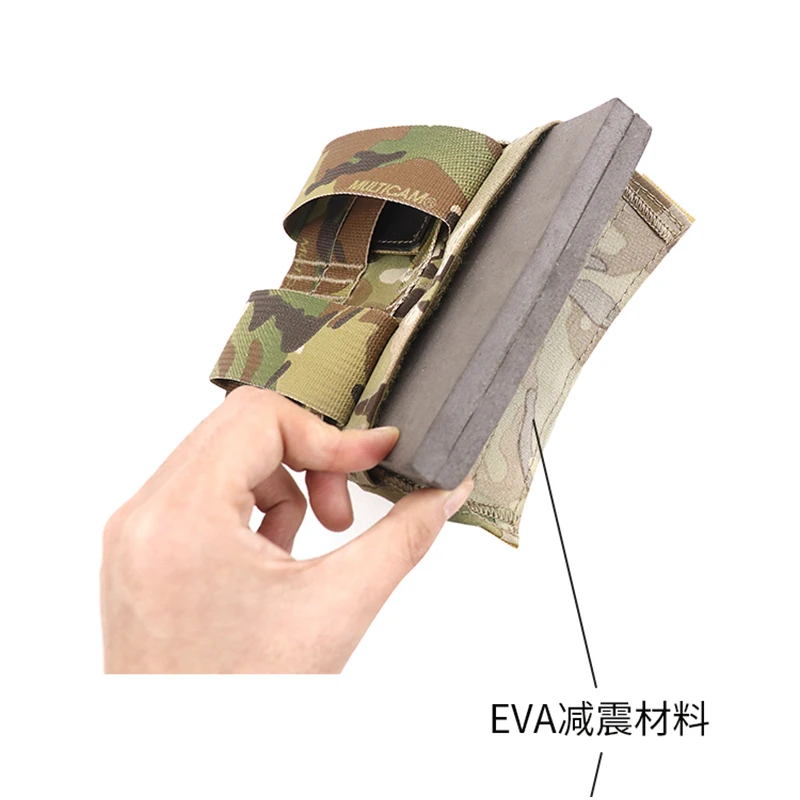 Bolsa de placa lateral táctica con forro de EVA para portador de placa SS, accesorio de equipo táctico ligero ajustable, 1 par - imagen 3