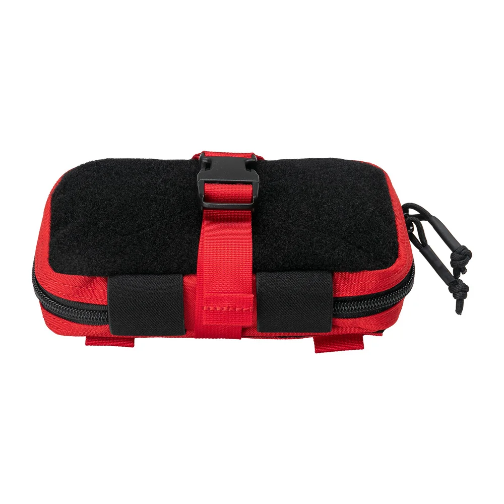 Bolsa táctica para botiquín de primeros auxilios, bolsa Molle EDC, herramienta portátil para exteriores, riñonera, chaleco de caza multifunción, cinta mágica - imagen 2