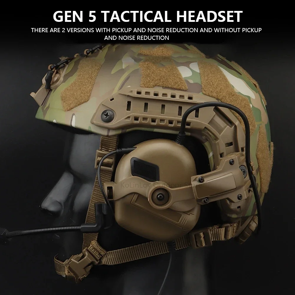 Auriculares tácticos GEN 5 ruido casco OPS-Core ARC Wendy M-LOK - imagen 2