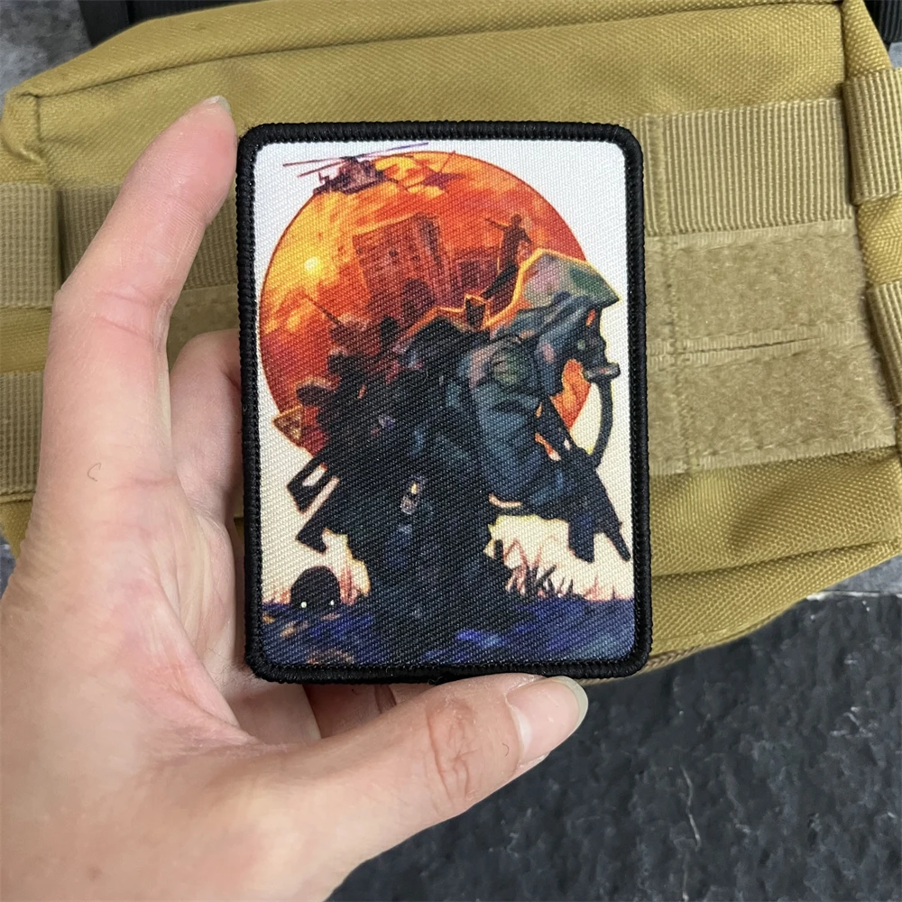 Parche táctico de moral "Stalker", insignia de guardianes en el palabras, gancho impreso, brazalete del ejército militar, pegatina para mochila - imagen 5