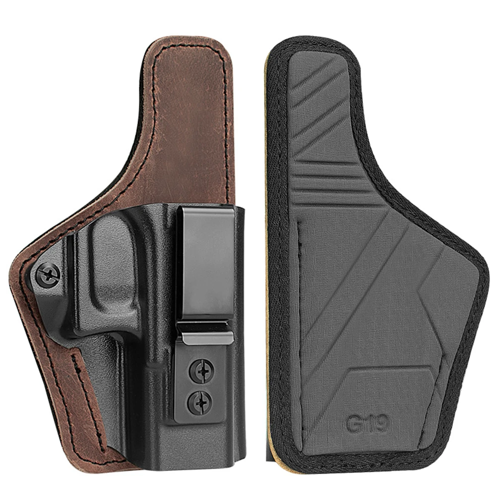 Funda de pistola de transporte oculta táctica IWB funda de pistola de mano izquierda y derecha Glock 19/19X/23/32/44/45 funda de pistola con Clip para cinturón - imagen 3