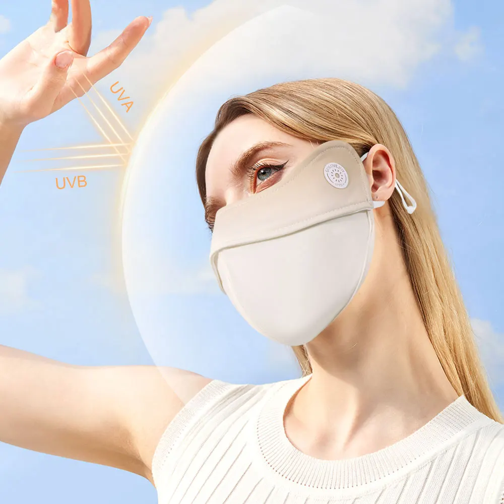 Mascarilla facial ajustable y reutilizable para hombre y mujer, tapabocas 3D, transpirable, Anti-UV, para viajes al aire libre, accesorios de moda - imagen 5