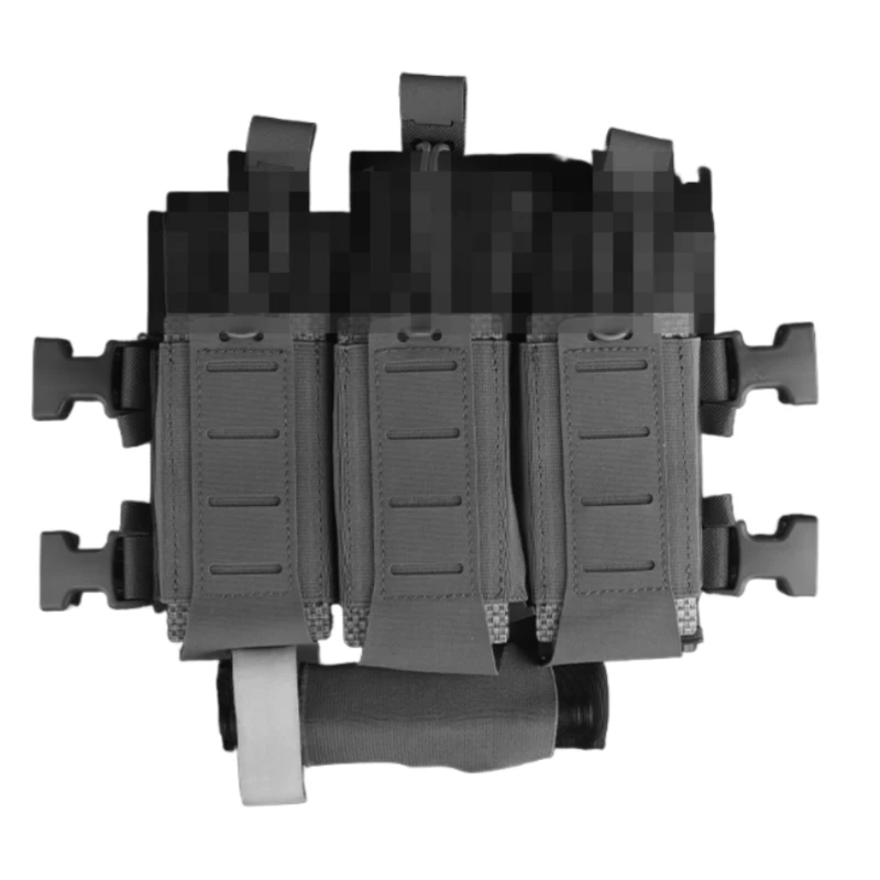Bolsa triple multifuncional para revistas 5,56, panel para colgar en el pecho, bolsa de expansión para chaleco - imagen 5
