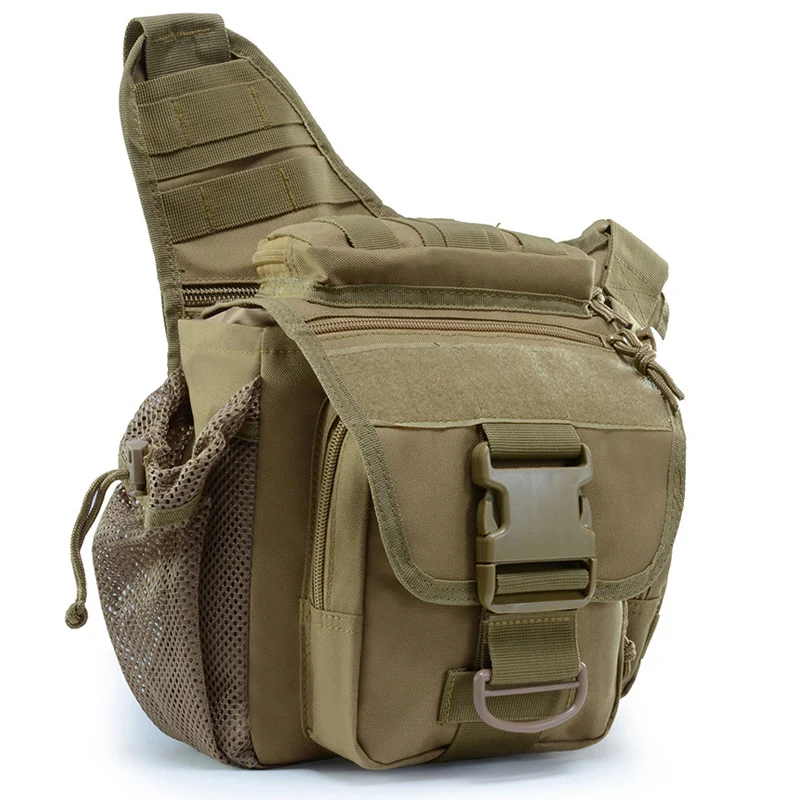 Bolsa de mensajero táctica 900D para hombre, bolsa para cámara DSLR para acampar al aire libre, bolso de hombro de camuflaje para sillín, bolso cruzado impermeable para acampar - imagen 5
