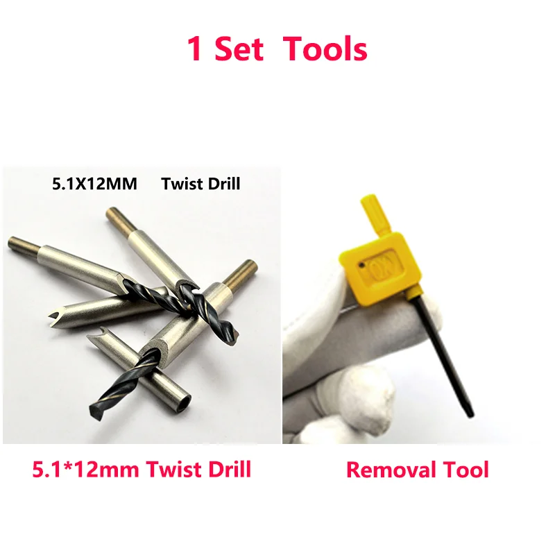 Tornillos de mango de cuchillo M4, rosca 416 de acero inoxidable, husillo, eje de bloqueo, remaches de sujeción, accesorios de bricolaje, 5 unids/set por juego - imagen 4