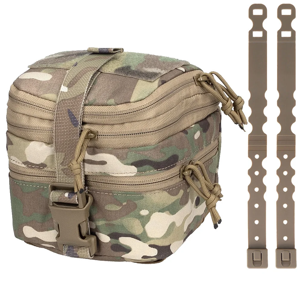 Bolsa táctica Molle Binocular NVG, estuche de almacenamiento para gafas de visión nocturna de doble capa, bolsa de protección a prueba de golpes, organización - imagen 2