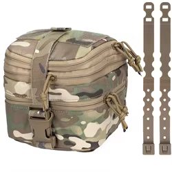 Bolsa táctica Molle Binocular NVG, estuche de almacenamiento para gafas de visión nocturna de doble capa, bolsa de protección a prueba de golpes, organización