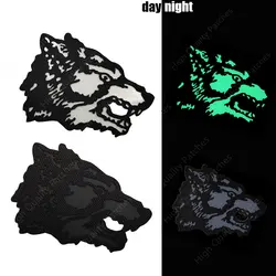 Parche IR reflectante nocturno Luna negra – para mochila táctica