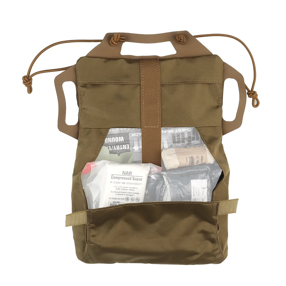 IFAK-chaleco táctico de dos piezas, bolsa de descarga rápida, sistema de rasgado, Kit de primeros auxilios, bolsas médicas, bolsa de supervivencia de emergencia - imagen 5