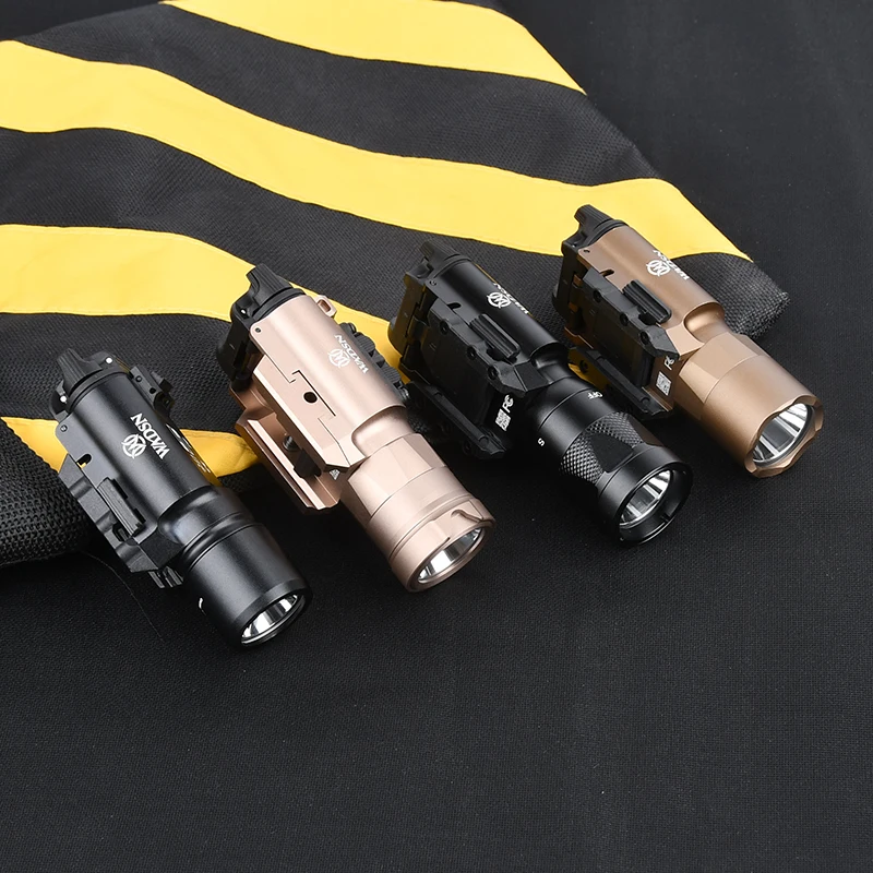 WADSN XH35 X300 X300U X300V Ultra Metal colgante pistola arma de luz caza explorador luz estroboscópica linterna LED ajuste riel de 20mm - imagen 5