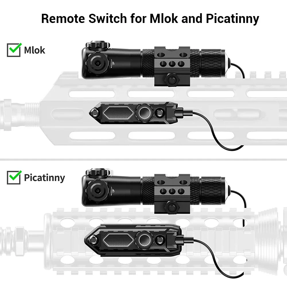 Mira láser táctica roja y verde, mira para Rifle de punto rojo y verde, potente puntero láser con interruptor de presión para riel Picatinny de 20mm - imagen 3