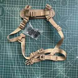 Casco FMA ACH con correa para la barbilla con suspensión de cuatro puntos Head-Loc RS H-Nape para MICH