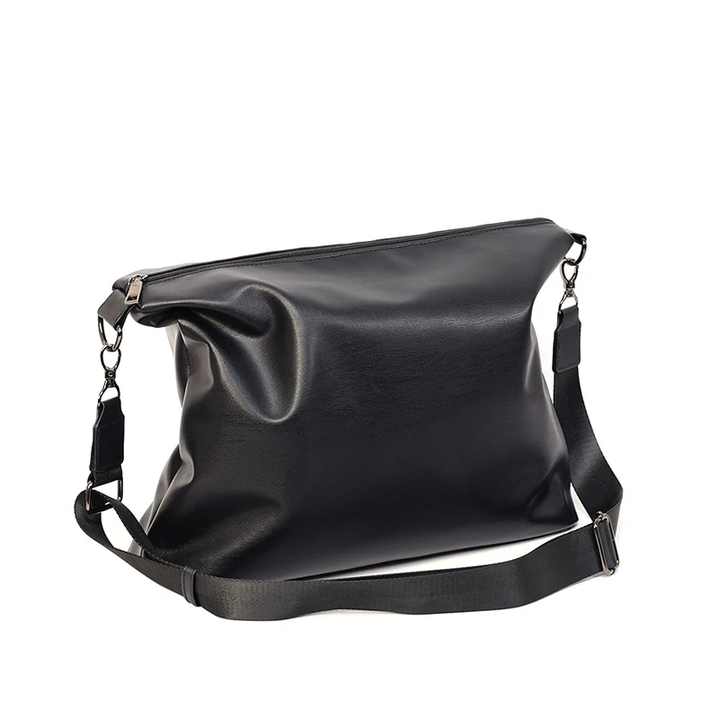 Bolso de hombro de PU para gimnasio y Fitness, bolso informal de gran capacidad, correa colorida Simple, bolso multifuncional para viaje, compras y comando - imagen 5