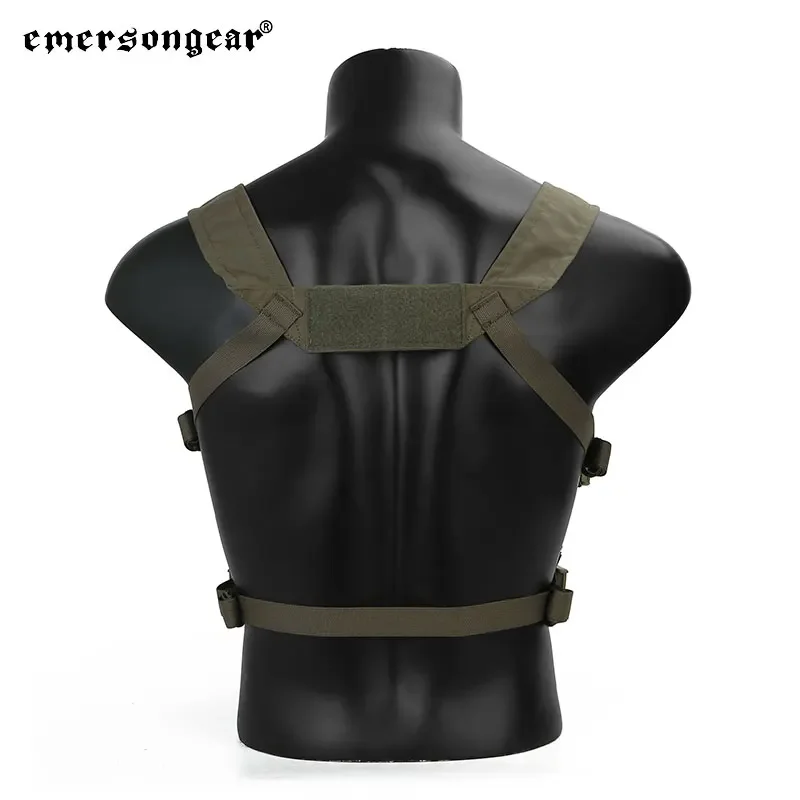 Emersongear táctico MK3 pecho Rig chaleco lucha Modular ajustable caza para portador de placa con 556 762 Mag bolsa Nylon EM2961 - imagen 4