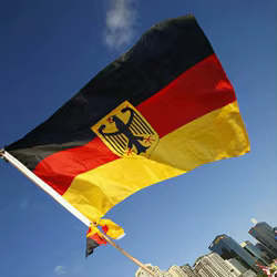FLAGLINK Bandera Alemania escudo nacional para decoración