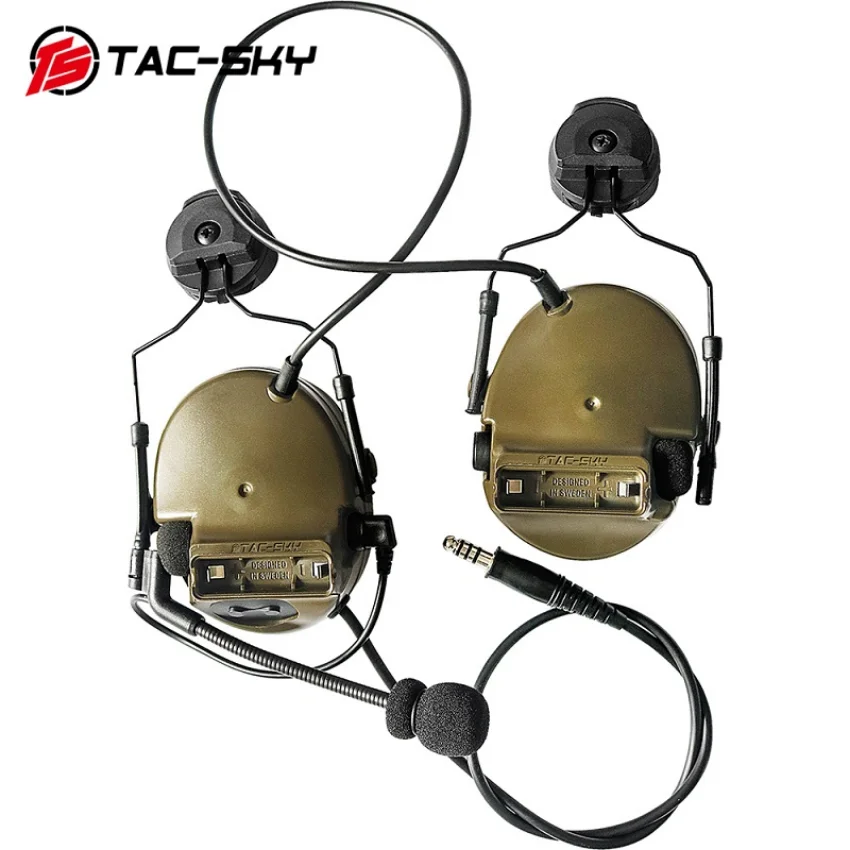 Auriculares tácticos TS TAC-SKY COMTAC III ARC, cascos con orejeras electrónicas para tiro, cancelación de ruido - imagen 5