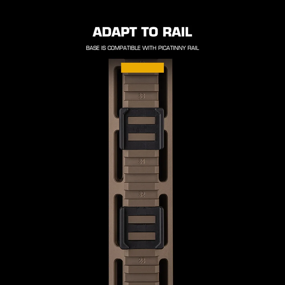 Clips de retención de montaje de interruptor de Base de cable trasero de doble función WST (4 piezas) para luz de almohadilla de presión PEQ - imagen 5
