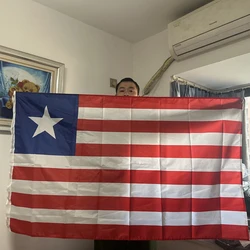Bandera nacional de Liberia – Poliéster calidad superior para decoración