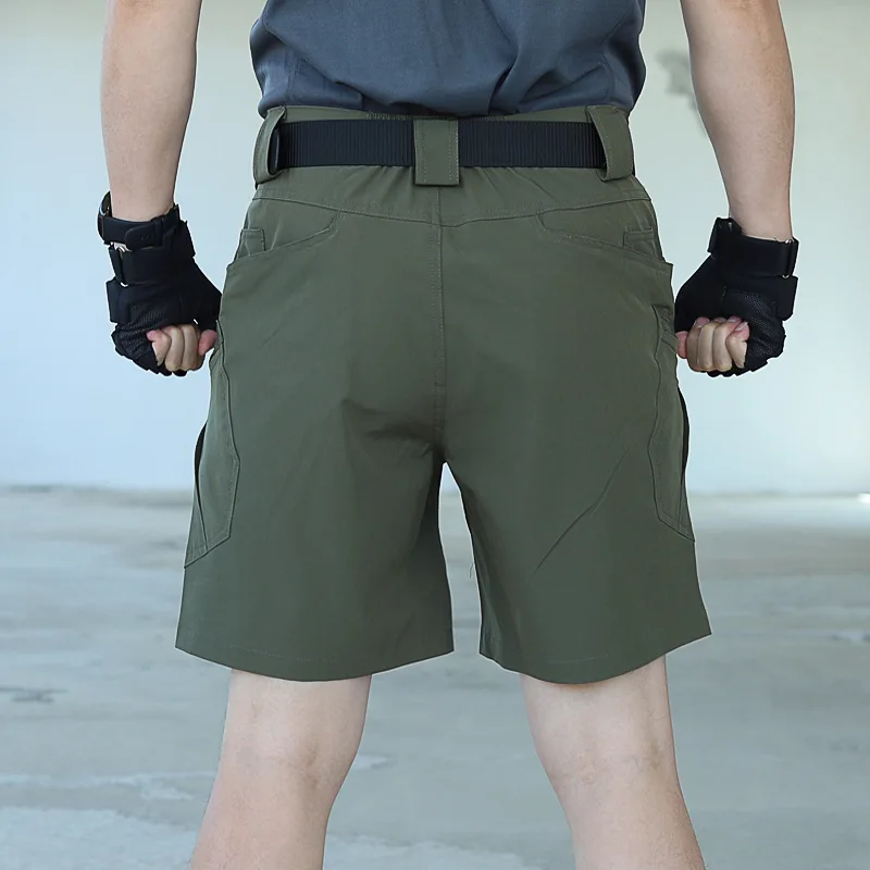Pantalones cargo cortos tácticos impermeables hombre verano - imagen 3