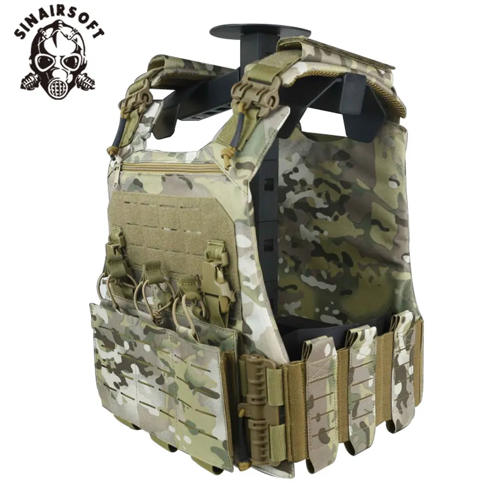 Chaleco táctico VCU, placa cortada con láser ligera, hebilla de liberación rápida, portador de placa de caza con bolsa para revistas 556 762 - imagen 4